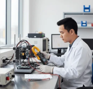 1-Phase Power Meter PCE-GPA 62-ICA dengan sertifikat kalibrasi ISO untuk pengukuran daya satu fase presisi tinggi