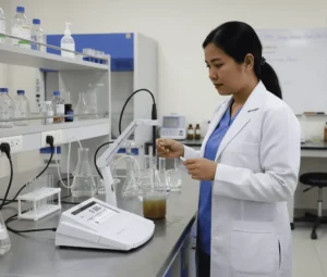 A151-DL Laboratory Conductivity TDS Salinity Resistivity Meter – alat ukur kualitas air digital untuk laboratorium dengan akurasi tinggi.