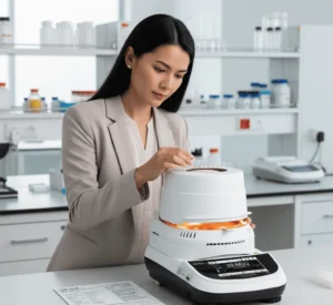 Absolute Moisture Meter PCE-MA 60XT-ICA dengan sertifikat kalibrasi ISO – alat pengukur kelembaban absolut presisi tinggi untuk industri dan laboratorium