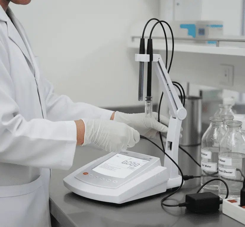 Bante901 Benchtop pH/Conductivity Meter multiparameter – alat meja untuk uji pH dan konduktivitas laboratorium.