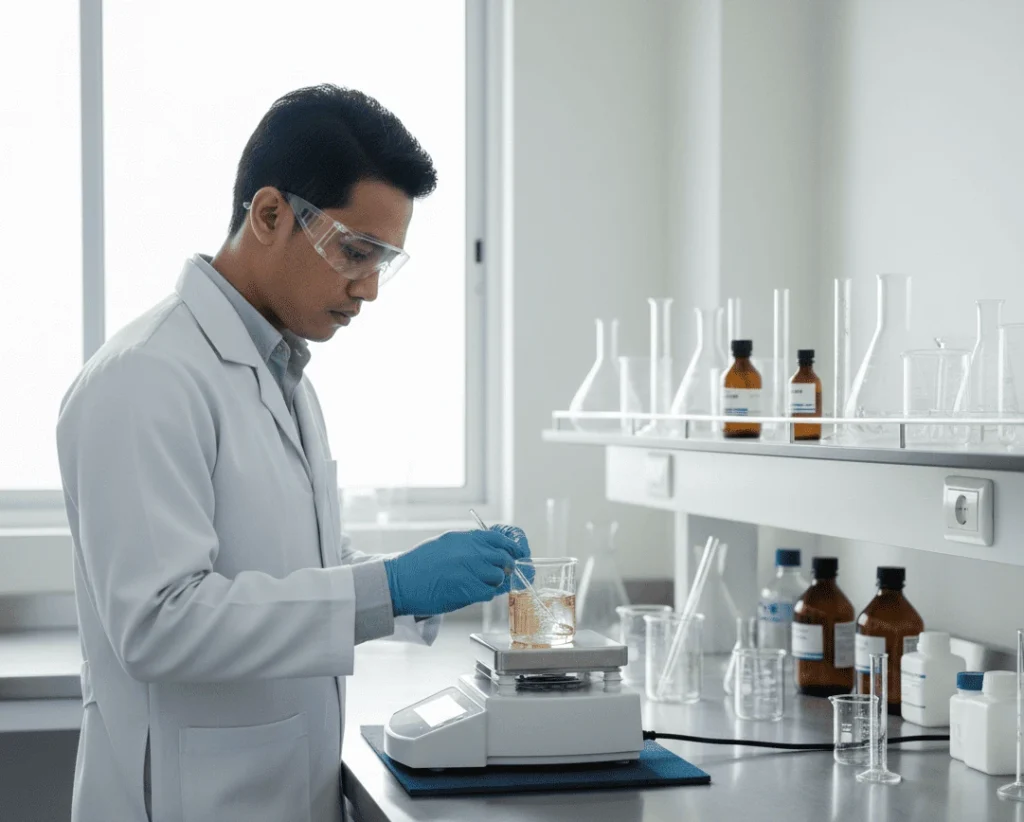 BANTE MS300 Magnetic Stirrer – alat pengaduk magnetik laboratorium presisi tinggi untuk pencampuran larutan kimia dan penelitian ilmiah.