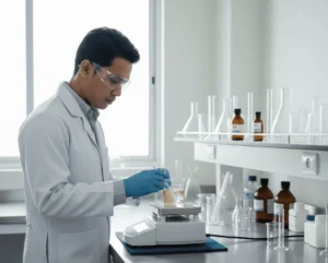 BANTE MS300 Magnetic Stirrer – alat pengaduk magnetik laboratorium presisi tinggi untuk pencampuran larutan kimia dan penelitian ilmiah.