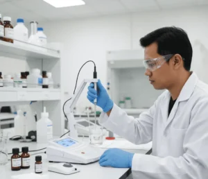 Bante210-CN Benchtop pH Meter – alat ukur pH laboratorium presisi untuk analisis air dan kontrol kualitas.