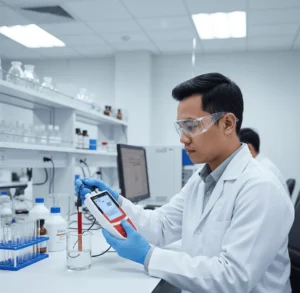 Bante 221-ORP ORP Meter – alat ukur laboratorium untuk analisis potensi oksidasi-reduksi air dengan akurasi tinggi.