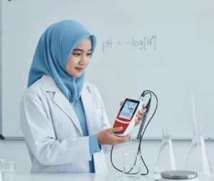 Bante221-CN portable pH meter untuk pengukuran pH akurat, desain ringkas, cocok laboratorium, QC, pendidikan, dan akuakultur