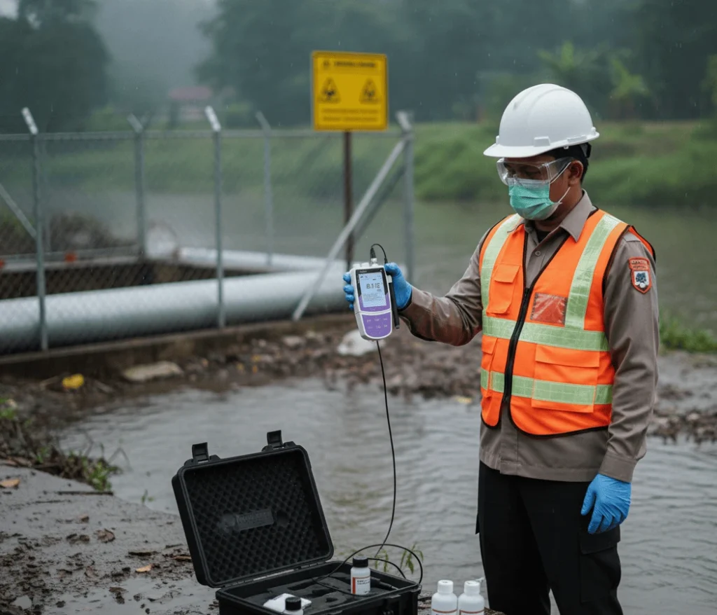 Bante321-Cd Portable Cadmium Ion Meter – alat ukur ion kadmium (Cd²⁺) portabel akurat untuk pengujian air dan riset laboratorium.