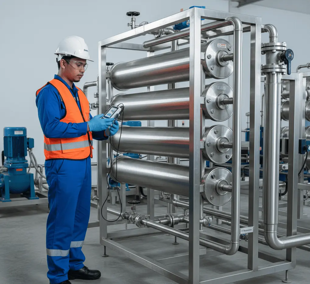 Bante520-DL Portable Conductivity Meter – alat ukur konduktivitas portabel akurat dengan ATC untuk pengujian kualitas air.