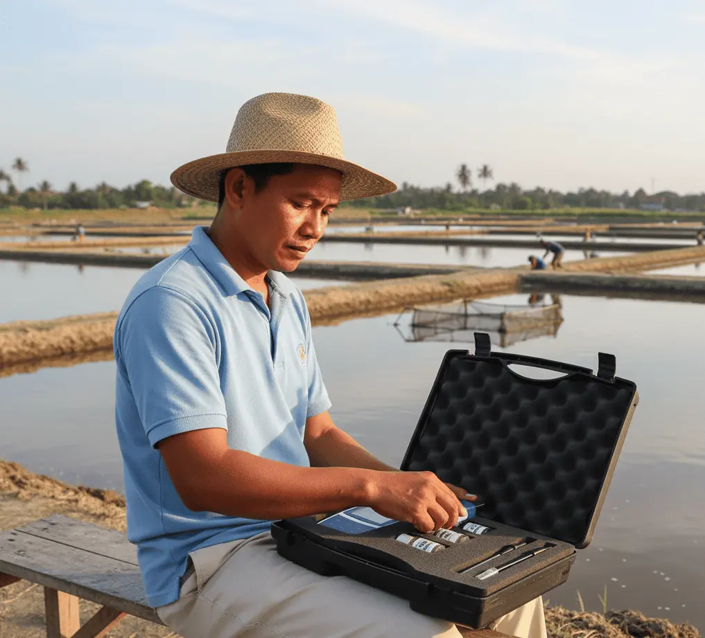 Bante520-S Portable Conductivity Meter – alat ukur konduktivitas portabel akurat dengan ATC untuk pengujian kualitas air.