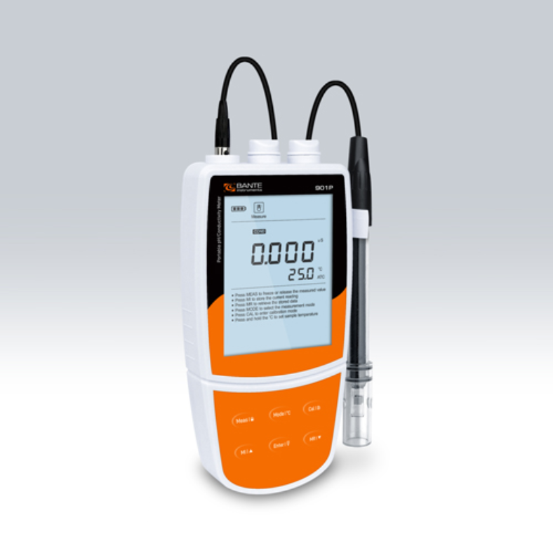 Bante901P-UK Portable pH/Conductivity Meter
