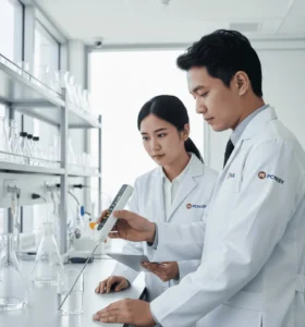 Food Infrared Thermometer PCE-IR 100 termometer inframerah presisi tinggi untuk pengukuran suhu makanan cepat, higienis, dan akurat