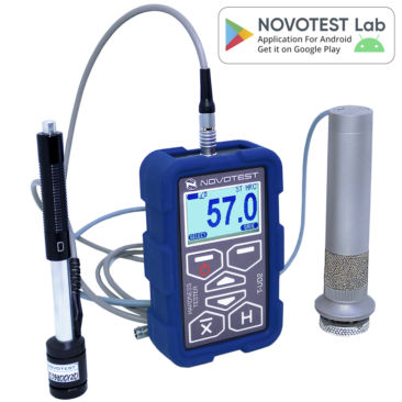 Combined Hardness Tester NOVOTEST T-UD2 - Alat uji kekerasan dual-method dengan tampilan digital dan tombol kontrol