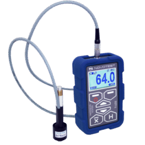 Leeb Hardness Tester NOVOTEST T-D2-R - Alat uji kekerasan logam portabel dengan layar digital dan probe