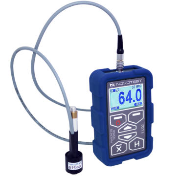 Leeb Hardness Tester NOVOTEST T-D2-R - Alat uji kekerasan logam portabel dengan layar digital dan probe