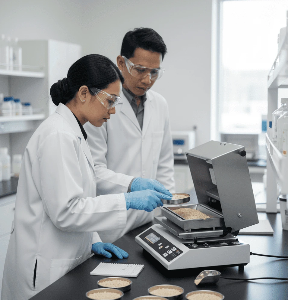 PCE-UX 3081 Moisture Meter – alat pengukur kadar air presisi tinggi untuk aplikasi laboratorium dan industri.