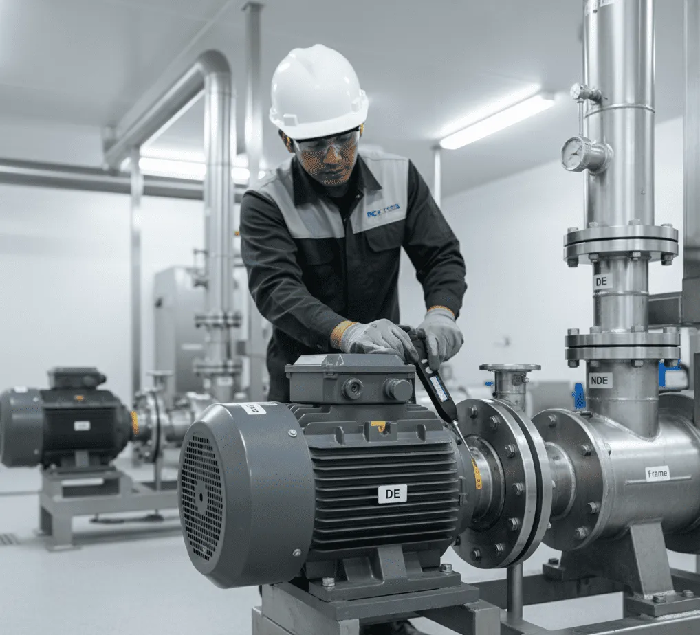 PCE-VT 1100S—akselerometer dengan probe fleksibel untuk area sulit