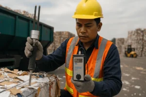 PCE-W3 Moisture Meter – pengukur kadar air presisi untuk laboratorium dan industri.