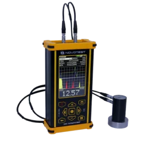 EMAT Thickness Gauge - Alat ukur ketebalan logam tanpa kontak dengan layar digital