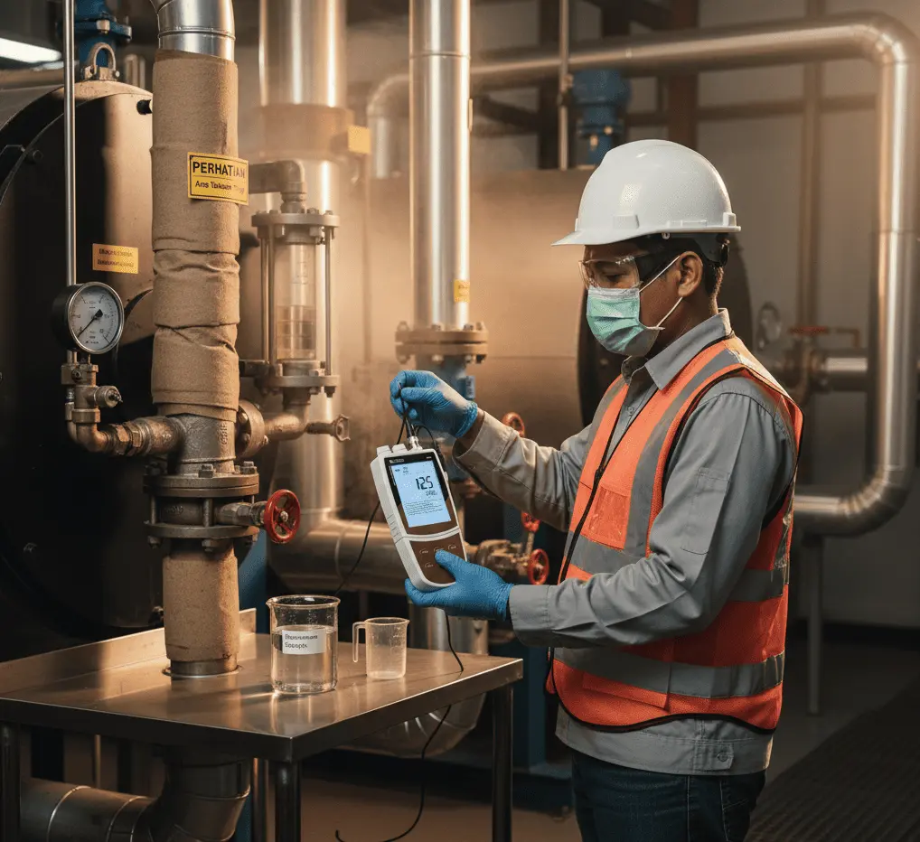 Bante322 Portable Water Hardness Meter – alat ukur kekerasan air portabel akurat (CaCO₃) untuk laboratorium dan lapangan.