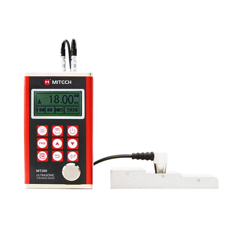 MT200 Digital Ultrasonic Thickness Gauge - Alat ukur ketebalan digital portabel untuk inspeksi pipa dan tangki