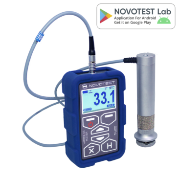 UCI Hardness Tester NOVOTEST T-U2 - Alat uji kekerasan portabel untuk material tipis dengan tampilan digital dan konektivitas Bluetooth