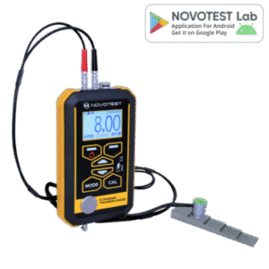 Ultrasonic Thickness Gauge NOVOTEST UT-1M-IP - Alat ukur ketebalan ultrasonik tahan air dengan layar digital