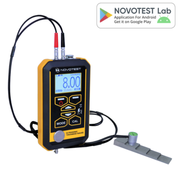 Ultrasonic Thickness Gauge NOVOTEST UT-1M-IP - Alat ukur ketebalan ultrasonik tahan air dengan layar digital