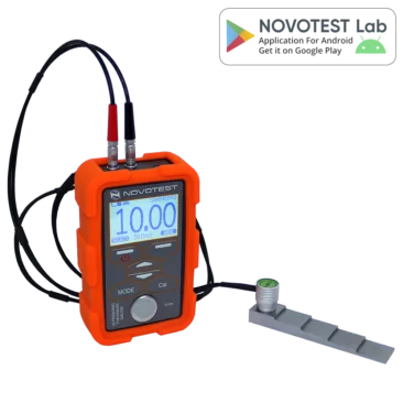 NOVOTEST UT-1M - Alat ukur ketebalan ultrasonik portabel dengan layar B-scan untuk inspeksi korosi