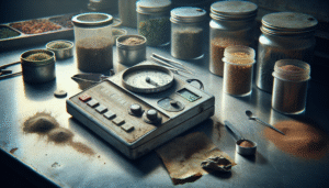 Aw meter profesional menguji sampel pangan di lab untuk kontrol aktivitas air pangan & keamanan produk.