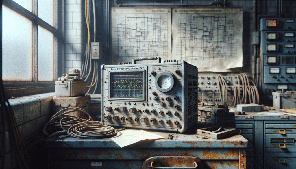 Alat ukur listrik 3 phase di meja kerja pabrik, penting untuk efisiensi pabrik.