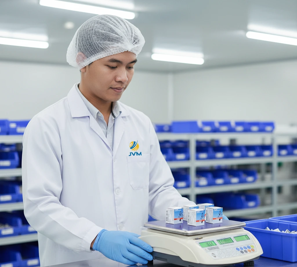 Ilustrasi penggunaan benchtop scale di lingkungan industri dan laboratorium untuk mendukung penimbangan yang akurat, konsisten, dan dapat dipertanggungjawabkan dalam proses quality control dan produksi.