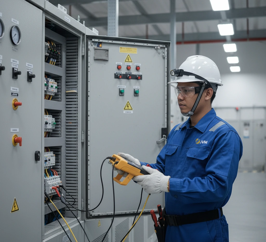 Clamp meter bersertifikat kalibrasi ISO digunakan dalam audit energi dan sistem manajemen ISO