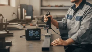 NOVOTEST KRC-M2 Coercive Force Meter - alat ukur gaya koersif untuk deteksi stres pada baja cold-drawn AISI 4140