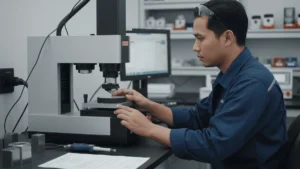 NOVOTEST Vickers Hardness Test Block HV 450±75 Load 10kg - blok kalibrasi logam dengan ukiran nilai kekerasan