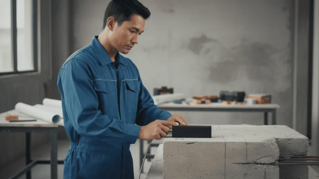 NOVOTEST NG 2020 Rebar Detector - alat ukur ketebalan beton dengan layar digital dan probe deteksi korosi