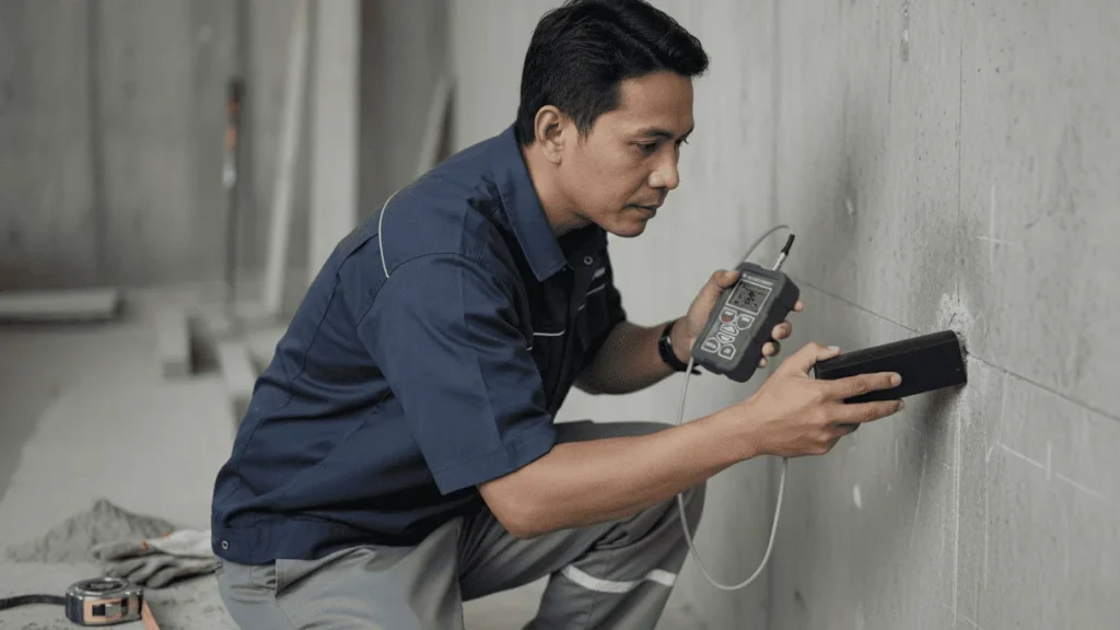 NOVOTEST NG 2020 Rebar Detector - alat ukur ketebalan beton dengan deteksi tulangan, layar digital