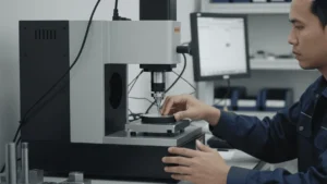 NOVOTEST Vickers Hardness Test Blocks HV 450±75 10kg - Blok kalibrasi logam dengan indentasi uji kekerasan