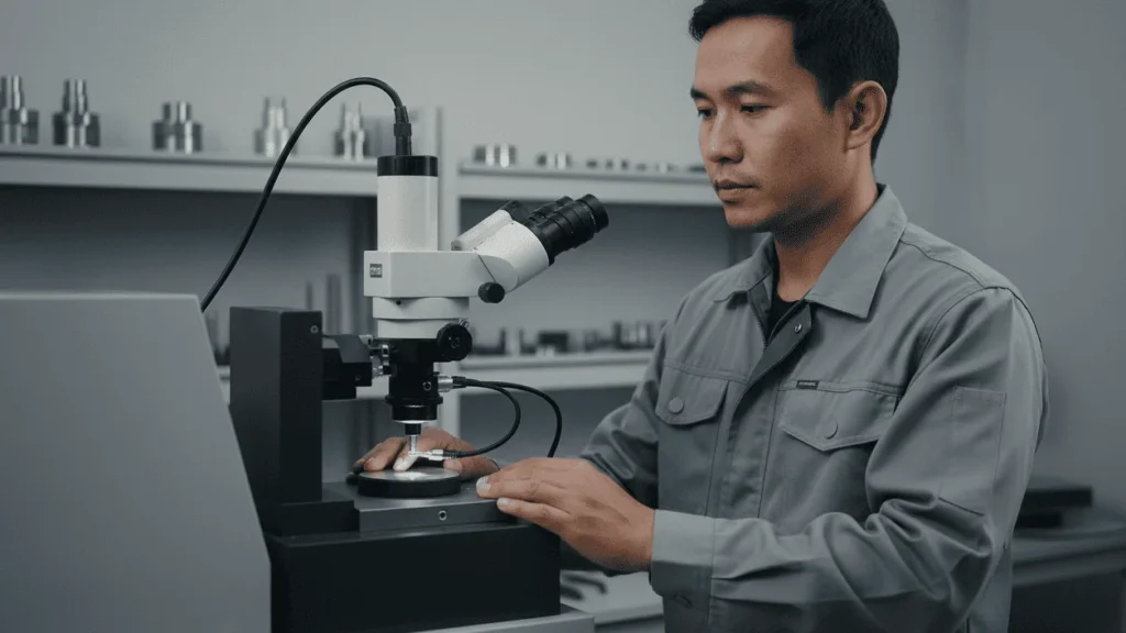 NOVOTEST Vickers Hardness Test Blocks HV 450±75 Load 10kg - Blok kalibrasi kekerasan logam dengan ukiran nilai HV