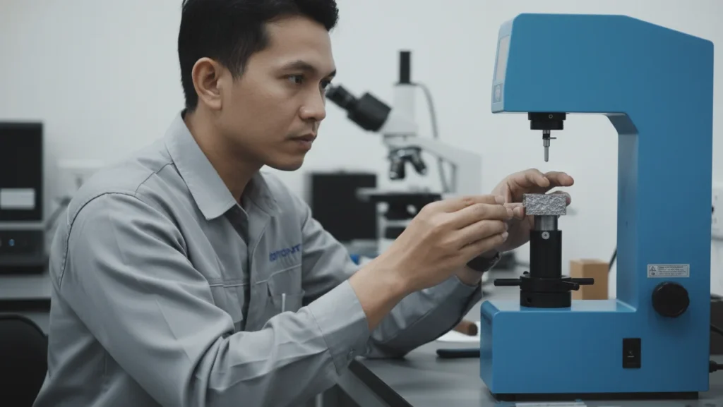 Alat Penguji Kekerasan NOVOTEST TS-SR-C - Perangkat uji kekerasan Superficial Rockwell untuk komponen tipis