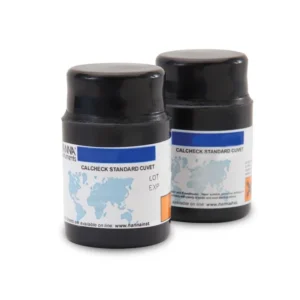 CalCheck Kit klorin bebas Hanna Instruments HI97701-11 dengan standar 0.0 dan 1.00 ppm