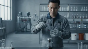NOVOTEST VZ-246P Viscosity Flow Cup - Alat ukur viskositas portabel berbentuk cangkir logam dengan gagang
