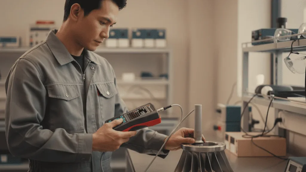 Alat Penguji Kekerasan Hardness Tester NOVOTEST TU3 - Digunakan pada bilah turbin untuk deteksi kekerasan permukaan ke inti.