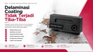 Alat Penguji Kekerasan Pelapisan Buchholz NOVOTEST TB-1 - perangkat uji portabel dengan probe dan layar digital