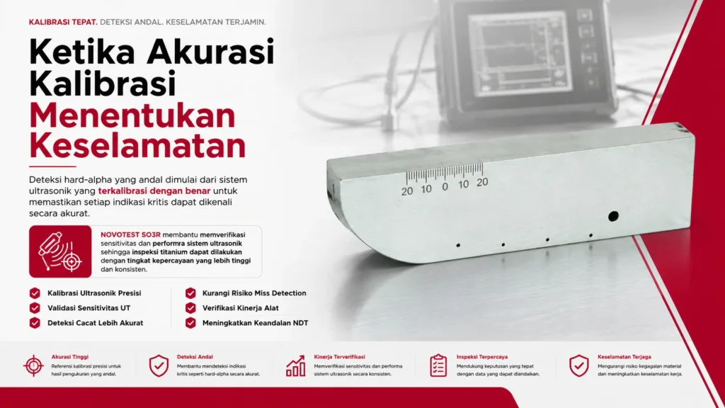Deteksi Akurat Hard‑Alpha pada Titanium dengan Blok Kalibrasi NOVOTEST SO3R