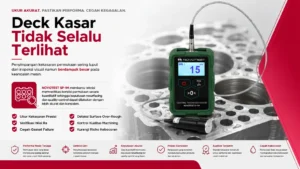 deteksi tingkat kekasaran head deck menggunakan NOVOTEST SP-1M