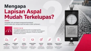 ukur daya lekat Kekuatan Lapisan aspal dengan Alat NOVOTEST SM-1M