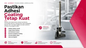 alat test untuk mengukur kekuatan lapisan adhesi coating untuk mencegah peeling