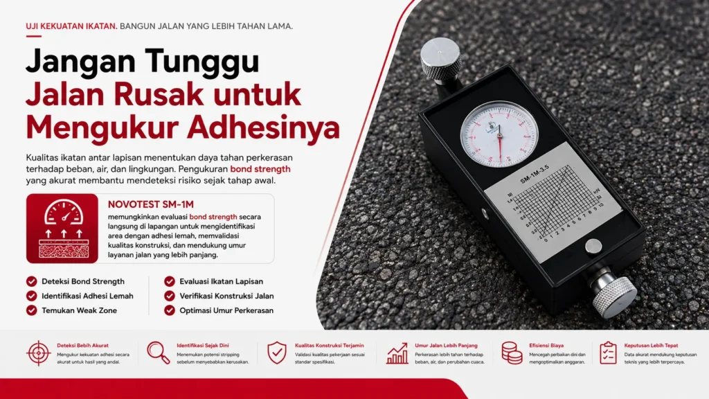 Panduan Deteksi Bond Strength dengan NOVOTEST SM-1M untuk mencegah terjadinya adhesi lemah