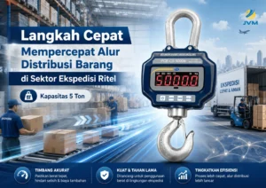 Crane Scale PCE-CS 5000N kapasitas 5 ton untuk mempercepat distribusi barang di gudang ekspedisi ritel
