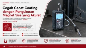 Deteksi Residual Magnetism Secara Akurat menggunakan NOVOTEST MF-1M untuk mencegah cacat coating