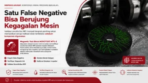 cegah False Negative MPI pada Crankshaft dengan kalibrasi menggunakan NOVOTEST MTU-3